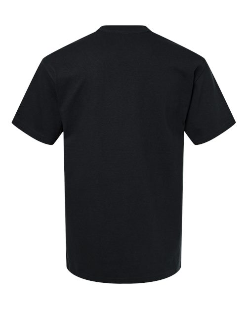 Gildan 12448, 75000 Unisex Hammer Maxweight T-shirt, Pitch Black