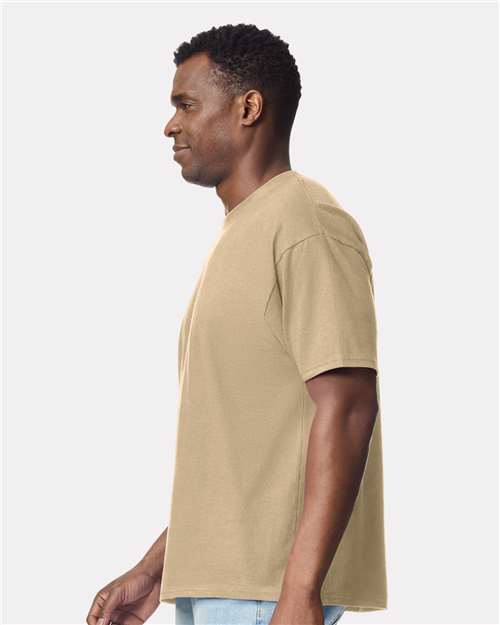Gildan 75000, Unisex Hammer Maxweight T-shirt, Tan