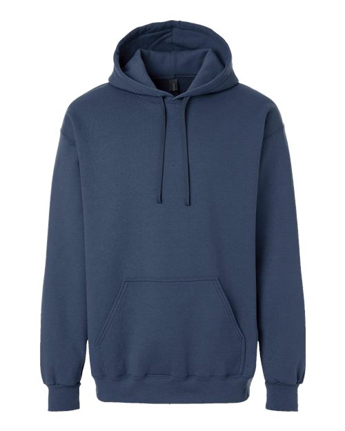 Gildan 12449, 19500 Unisex Hammer Maxweight Hooded Sweatshirt, Blue Dusk