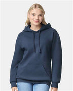 Gildan 12449, 19500 Unisex Hammer Maxweight Hooded Sweatshirt, Blue Dusk