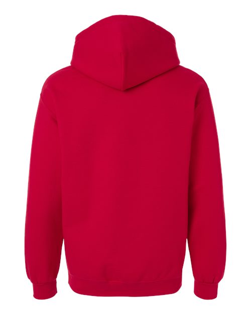 Gildan 12449, 19500 Unisex Hammer Maxweight Hooded Sweatshirt, Cherry Red