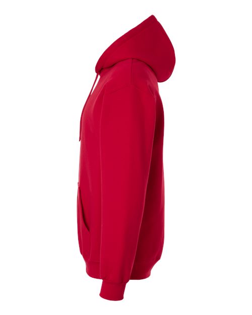 Gildan 12449, 19500 Unisex Hammer Maxweight Hooded Sweatshirt, Cherry Red