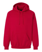 Gildan 12449, 19500 Unisex Hammer Maxweight Hooded Sweatshirt, Cherry Red