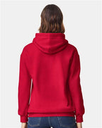 Gildan 19500, Unisex Hammer Maxweight Hooded Sweatshirt, Cherry Red