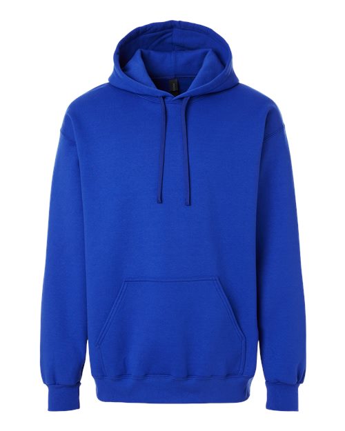 Gildan 12449, 19500 Unisex Hammer Maxweight Hooded Sweatshirt, Deep Royal