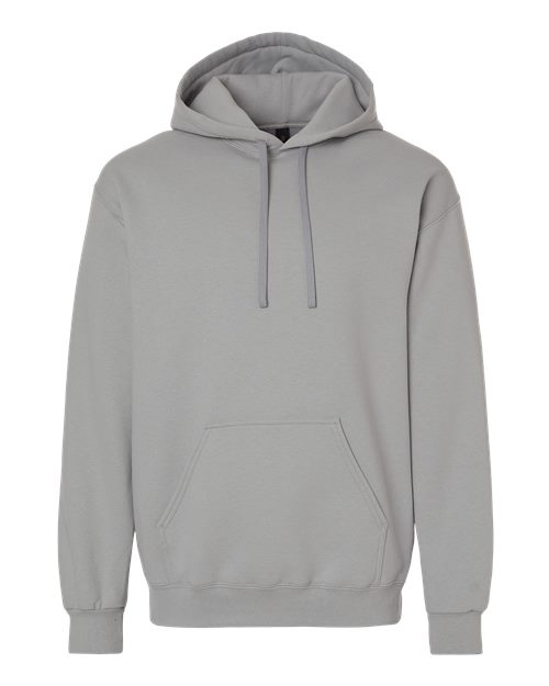 Gildan 12449, 19500 Unisex Hammer Maxweight Hooded Sweatshirt, Gravel