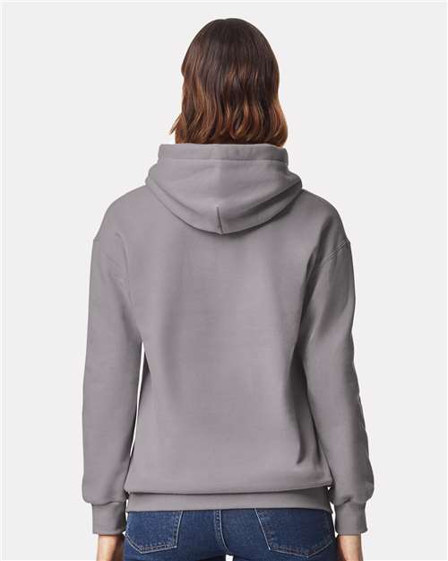 Gildan 12449, 19500 Unisex Hammer Maxweight Hooded Sweatshirt, Gravel