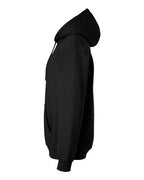 Gildan 12449, 19500 Unisex Hammer Maxweight Hooded Sweatshirt, Pitch Black