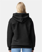 Gildan 12449, 19500 Unisex Hammer Maxweight Hooded Sweatshirt, Pitch Black
