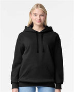 Gildan 12449, 19500 Unisex Hammer Maxweight Hooded Sweatshirt, Pitch Black
