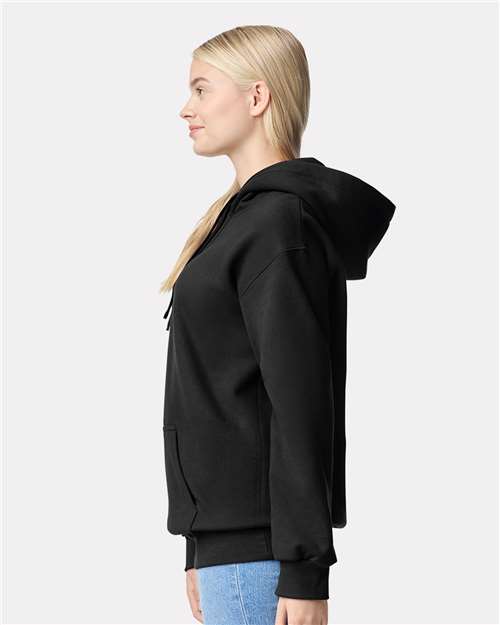 Gildan 12449, 19500 Unisex Hammer Maxweight Hooded Sweatshirt, Pitch Black