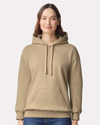 Gildan 12449, 19500 Unisex Hammer Maxweight Hooded Sweatshirt, Tan