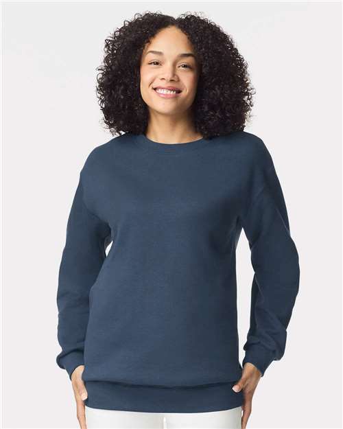 Gildan 12450, 19000 Unisex Hammer Maxweight Crewneck Sweatshirt, Blue Dusk