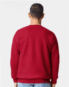 Gildan 12450, 19000 Unisex Hammer Maxweight Crewneck Sweatshirt, Cherry Red