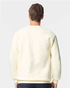 Gildan 12450, 19000 Unisex Hammer Maxweight Crewneck Sweatshirt, Off White