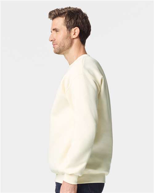Gildan 12450, 19000 Unisex Hammer Maxweight Crewneck Sweatshirt, Off White