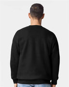 Gildan 12450, 19000 Unisex Hammer Maxweight Crewneck Sweatshirt, Pitch Black