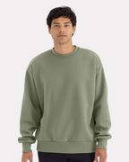 Next Level 9007, Fleece - Premium - Crew, Light Olive