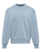 Next Level 9007, Fleece - Premium - Crew, Stonewash Denim