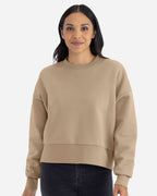 Next Level 9087, Fleece - Premium - Crew, Tan
