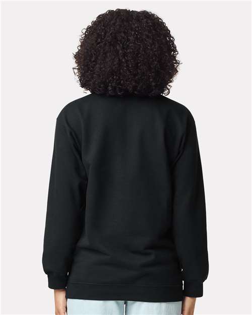 Gildan 12465, Sf008 Unisex Softstyle Midweight Quarter-zip Sweatshirt, Black