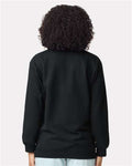 Gildan 12465, Sf008 Unisex Softstyle Midweight Quarter-zip Sweatshirt, Black