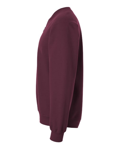 Gildan SF008, Unisex Softstyle Midweight Quarter-zip Sweatshirt, Maroon
