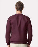 Gildan SF008, Unisex Softstyle Midweight Quarter-zip Sweatshirt, Maroon