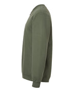 Gildan 12465, Sf008 Unisex Softstyle Midweight Quarter-zip Sweatshirt, Military Green