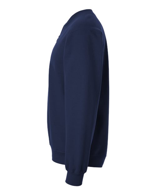 Gildan 12465, Sf008 Unisex Softstyle Midweight Quarter-zip Sweatshirt, Navy