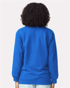Gildan 12465, Sf008 Unisex Softstyle Midweight Quarter-zip Sweatshirt, Royal