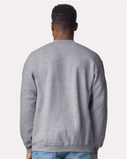Gildan SF008, Unisex Softstyle Midweight Quarter-zip Sweatshirt, Sport Grey