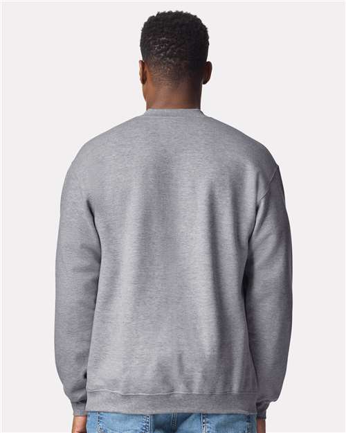 Gildan SF008, Unisex Softstyle Midweight Quarter-zip Sweatshirt, Sport Grey