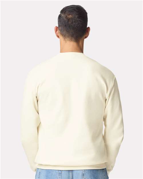 Gildan SF008, Unisex Softstyle Midweight Quarter-zip Sweatshirt, Off White