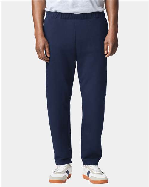Gildan 12466, Sf100 Unisex Softstyle Midweight Pocket Sweatpants, Navy