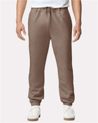 Gildan SF100, Unisex Softstyle Midweight Pocket Sweatpants, Brown Savana