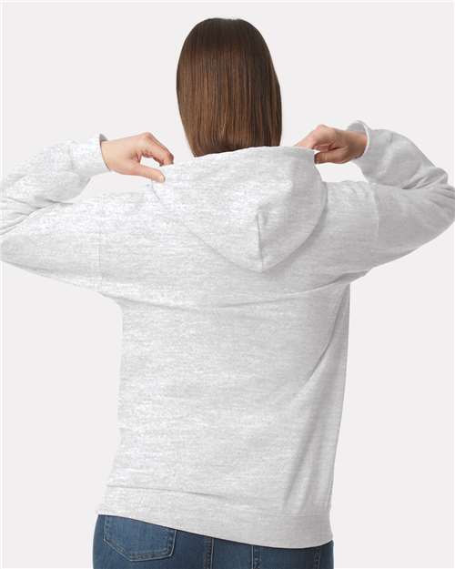 Gildan 9352, Sf500 Unisex Softstyle Midweight Hooded Sweatshirt, Ash