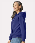 Gildan SF500, Unisex Softstyle Midweight Hooded Sweatshirt, Cobalt