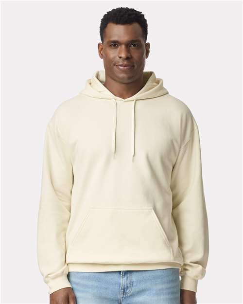Gildan 9352, Sf500 Unisex Softstyle Midweight Hooded Sweatshirt, Off White