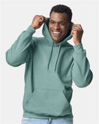 Gildan 9352, Sf500 Unisex Softstyle Midweight Hooded Sweatshirt, Aquatic