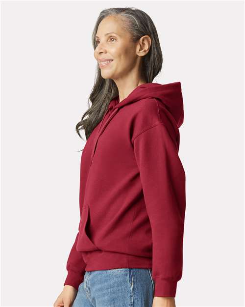 Gildan 9352, Sf500 Unisex Softstyle Midweight Hooded Sweatshirt, Cardinal