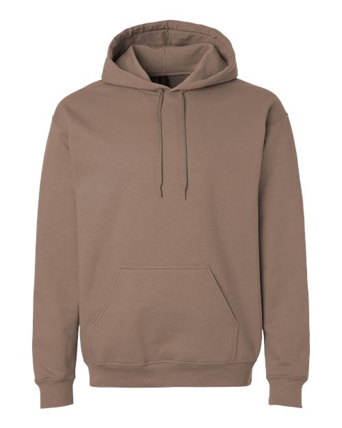 Gildan 9352, Sf500 Unisex Softstyle Midweight Hooded Sweatshirt, Brown Savana