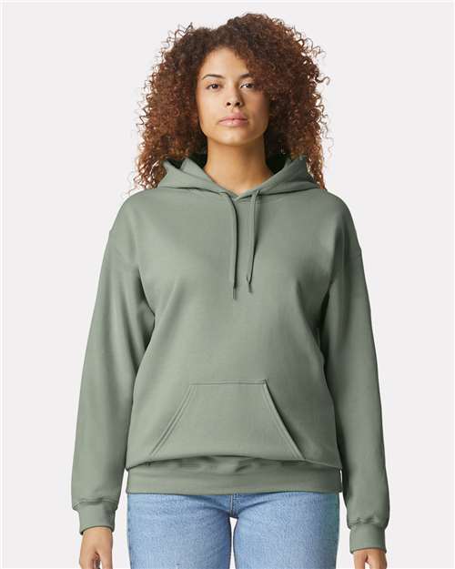 Gildan 9352, Sf500 Unisex Softstyle Midweight Hooded Sweatshirt, Sage