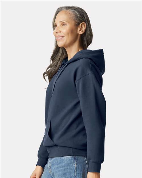 Gildan 9352, Sf500 Unisex Softstyle Midweight Hooded Sweatshirt, Blue Dusk