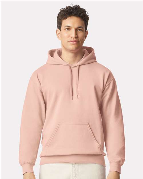 Gildan 9352, Sf500 Unisex Softstyle Midweight Hooded Sweatshirt, Dusty Rose