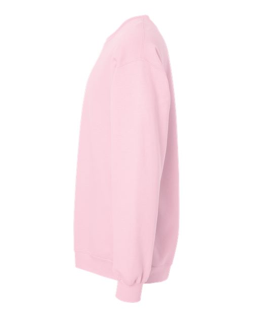 Gildan 9351, Sf000 Unisex Softstyle Midweight Crewneck Sweatshirt, Light Pink
