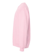Gildan 9351, Sf000 Unisex Softstyle Midweight Crewneck Sweatshirt, Light Pink