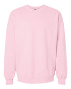 Gildan SF000, Unisex Softstyle Midweight Crewneck Sweatshirt, Light Pink