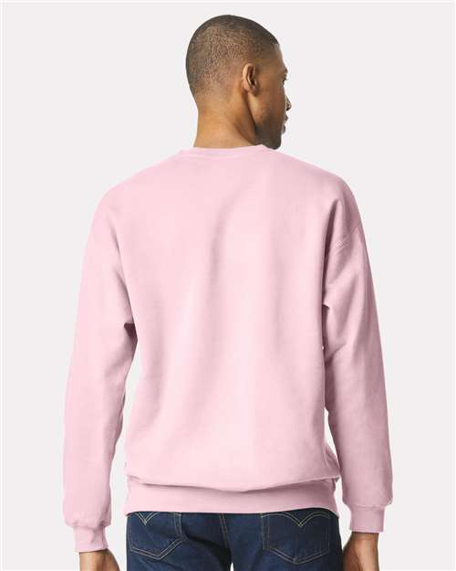 Gildan 9351, Sf000 Unisex Softstyle Midweight Crewneck Sweatshirt, Light Pink