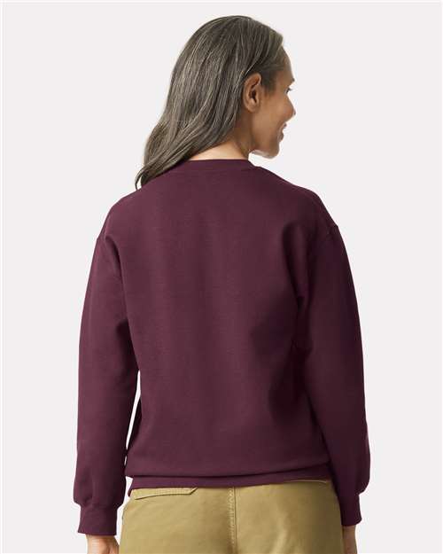 Gildan 9351, Sf000 Unisex Softstyle Midweight Crewneck Sweatshirt, Maroon